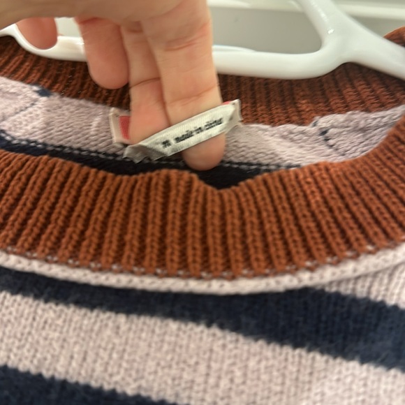 kate spade crewneck stripe sweater (US M) - Picture 4 of 8